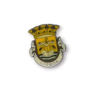 📍 Pin / Emblema “Lisboa” – Brasão da Cidade