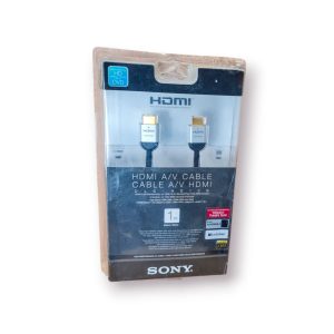 🎬 Cabo HDMI Sony DLC-HD10G – 1 m – Alta Velocidade / Full HD 1080p (selado)