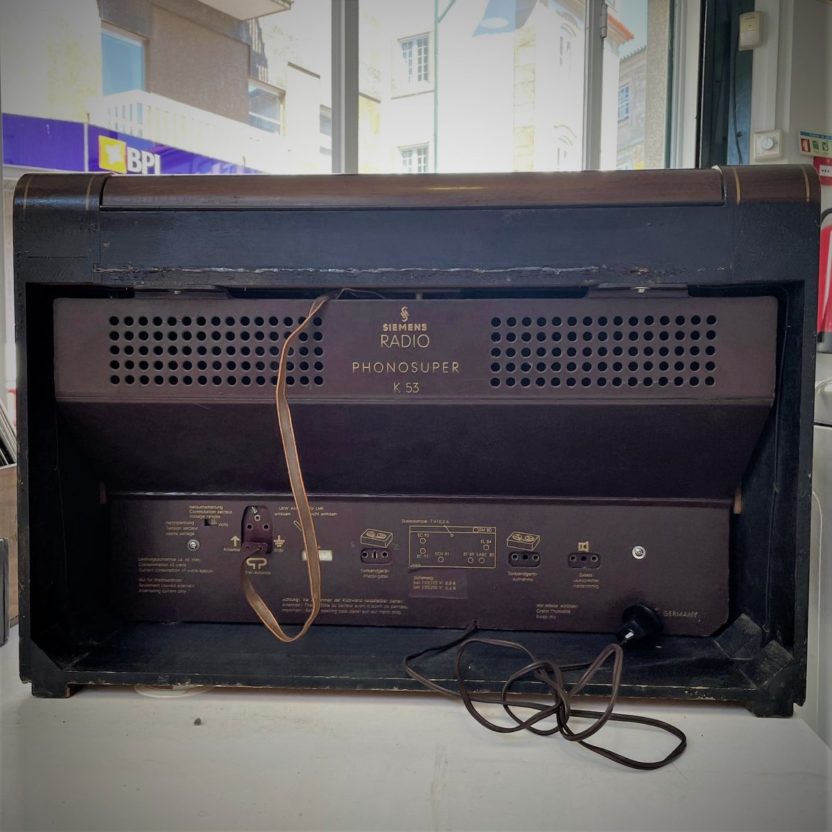 Radio Antigo de Madeira Valvulas PhonoSuper K53 - Image 6