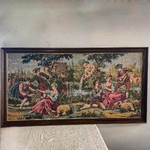 Quadro com Tapeçaria 85x162mm