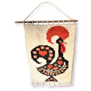 Tapeçaria Portuguesa p/Parede Galo Barcelos