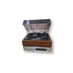 🎶 Sistema Hi-Fi Vintage Onkyo Dynamic Four 800 – Gira-Discos + Amplificador Estéreo (Anos 70)