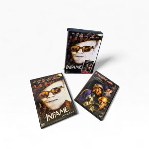 🎬 Box DVD “Infame” + “A Sangue Frio” – Edição Especial Dupla