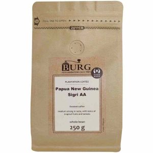 Burg Papua Nova Guiné Sigri 250 g grãos de café