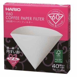 FILTRO V60 02 CAIXA BRANCA 40 UNIDADES