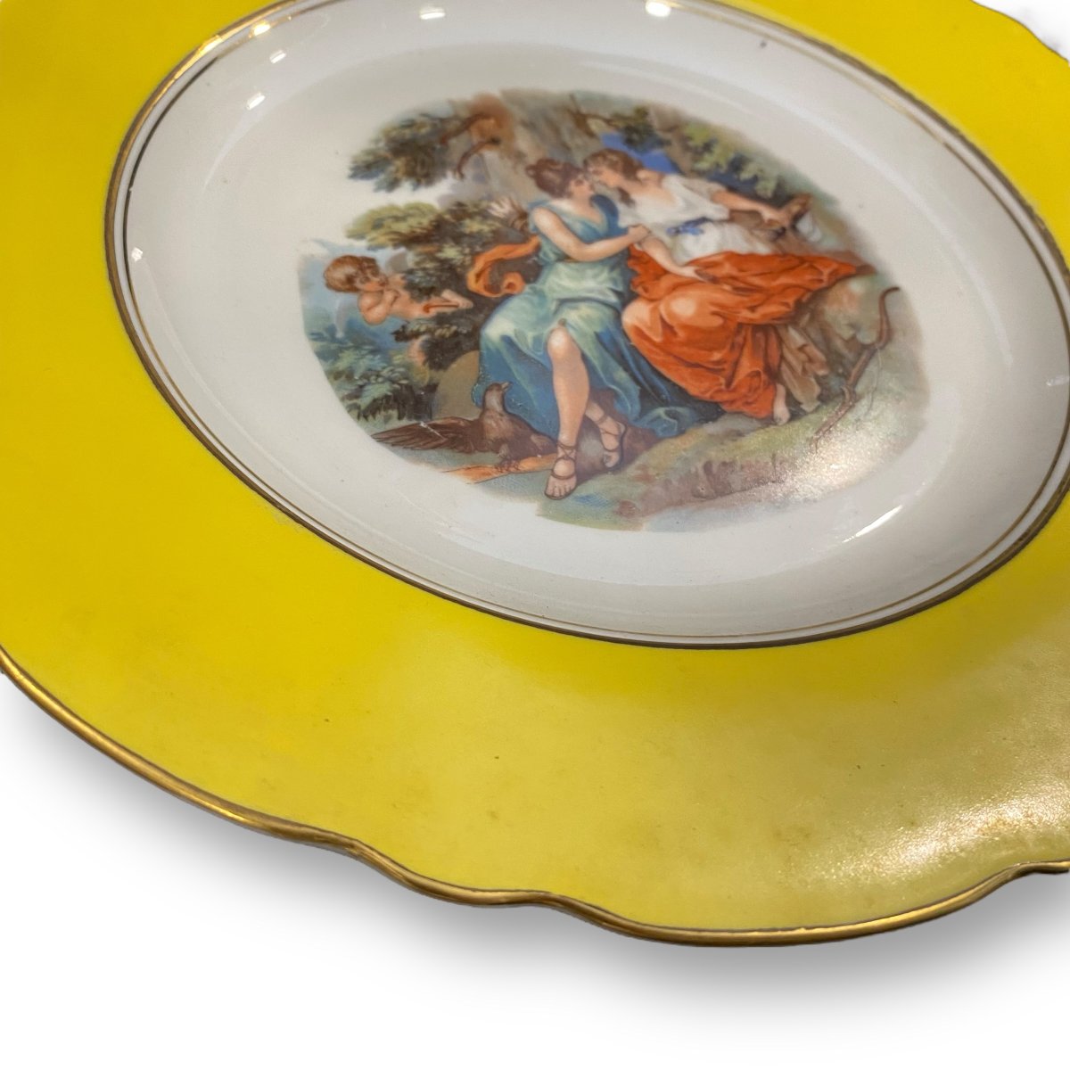 Prato 26cm CF Viana “Jupiter e Callisto” Estampado (1950) - Image 5