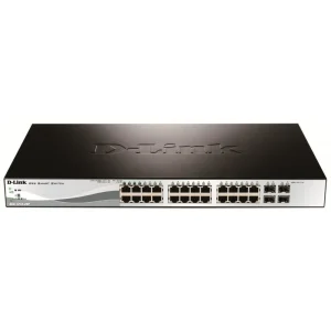 SWITCH 24 DLINK 10/100/1000 POE SMART MANAGED