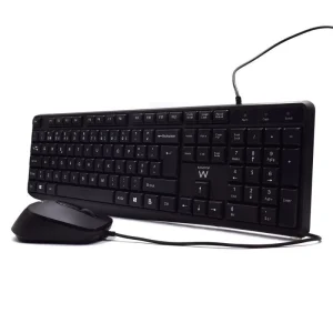 TECLADO + MOUSE EWENT SILENT COM FIO